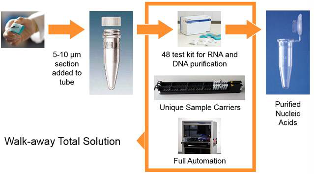 Tissue preparation system, 자동화 추출장치 workflow