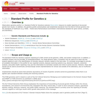 HL7 Clinical Genomics