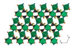 Crystal structure of LiFeSO4F triplite