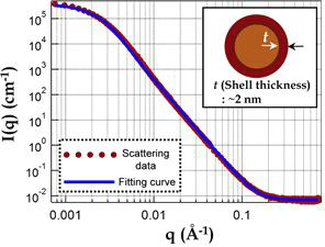 Coherently SANS의 intensity profile