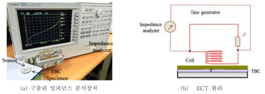 180 임피던스 분석기를 이용한 ECT 실험 구성