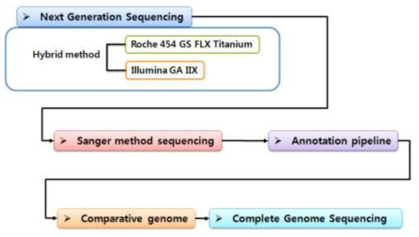 Whole genome sequence method.