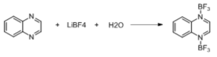 Quinoxaline의 충방전중의 반응
