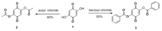 Quinone 유도체 합성을 위한 모식도