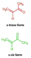 3-butene-2-one의 구조 이성질체 모습