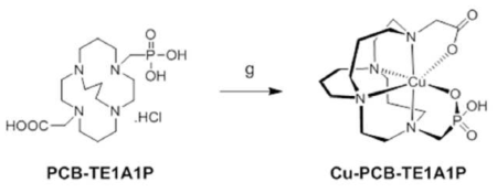Cu-PCB-TE1A1P 복합체 합성