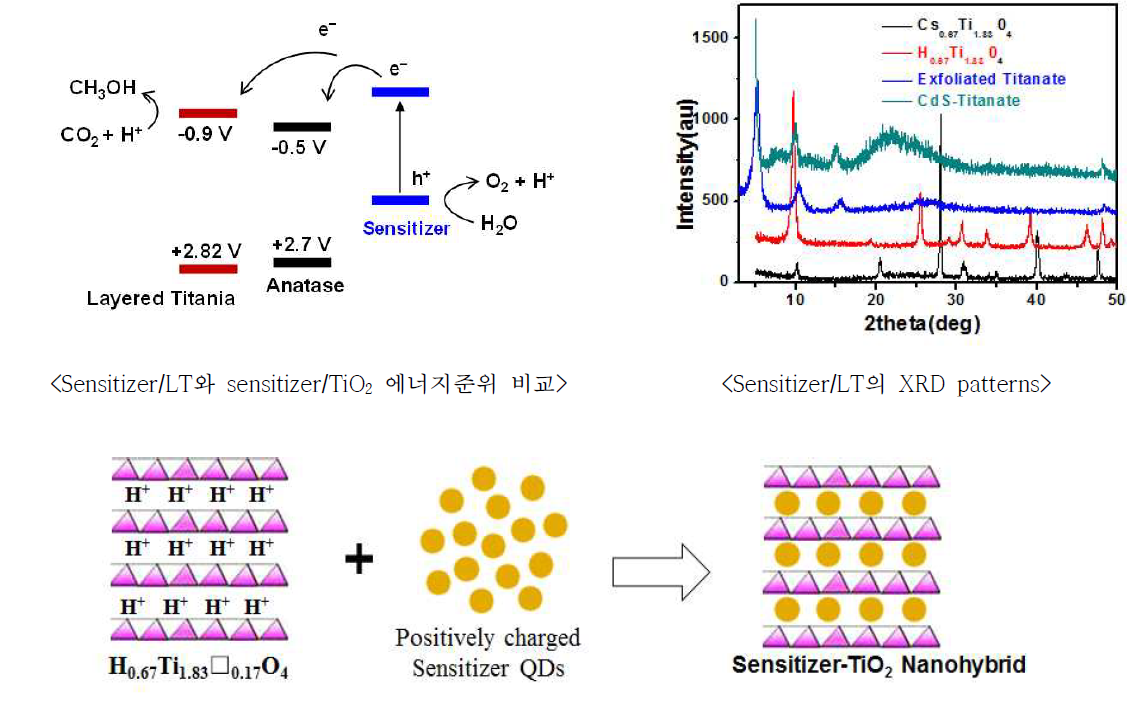 Preparation scheme of sensitizer/LT