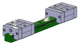 LM 가이드의 3D 모델