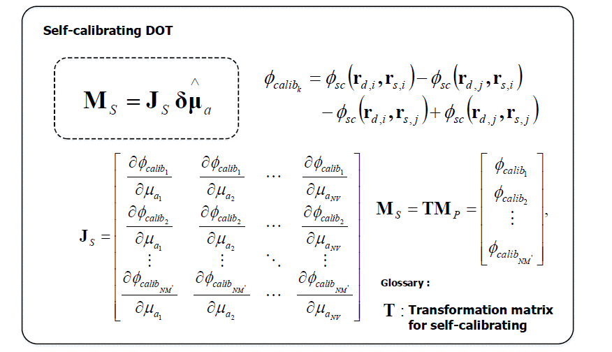 Self-calibrating DOT