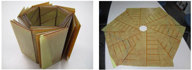 종이접기 기술을 사용한 전개식 태양전지판