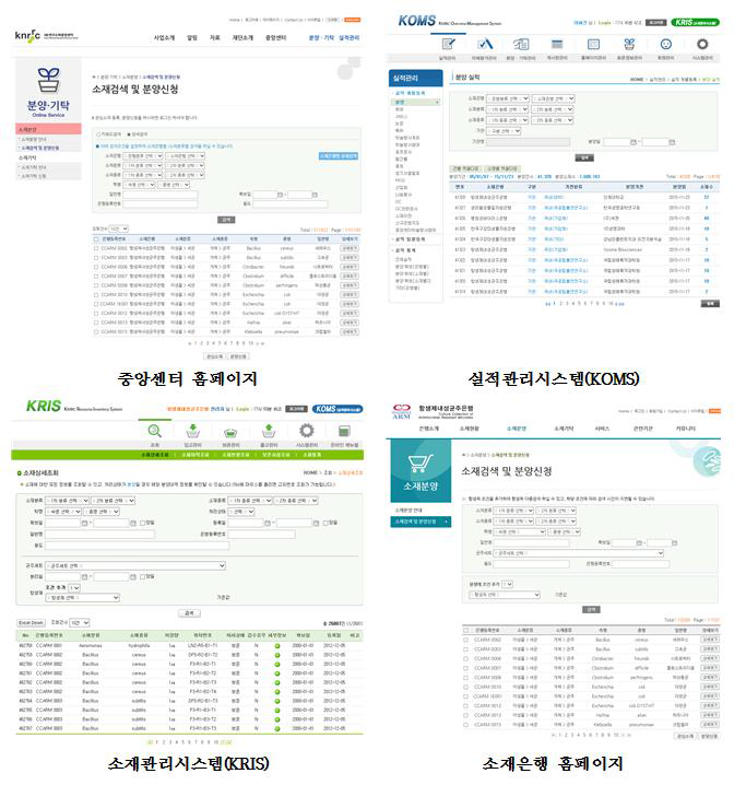 연구소재 분류체계 검색기능 변경