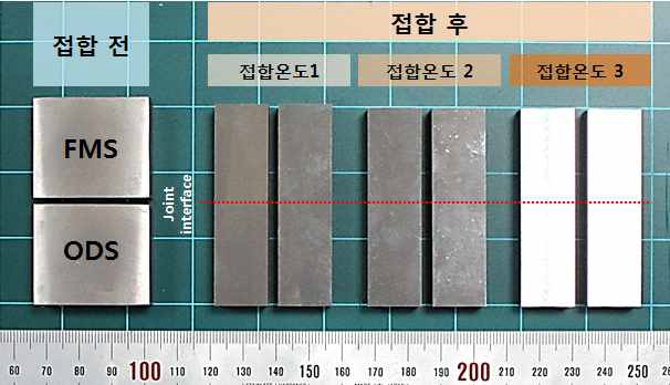 이종 고상확산접합부의 시편형상