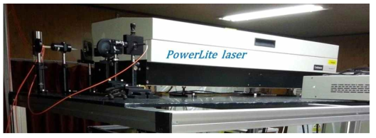 Powerlite laser 모습