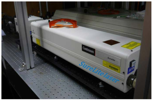 Surelite laser 모습