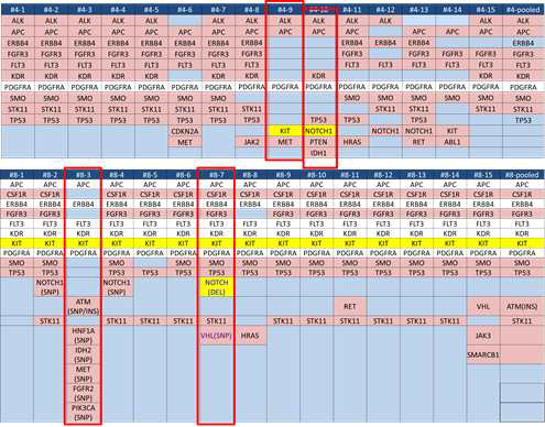 Single cell picking 후 mutational profile 분석 예