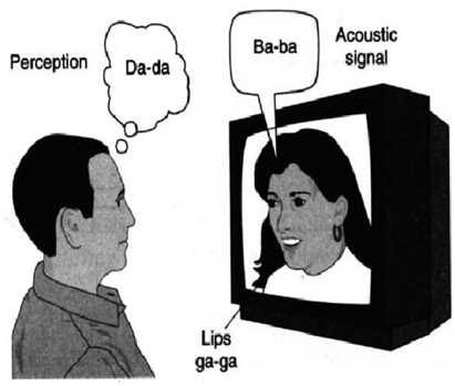 McGurk effect. 인간의 음성 인식 메커니즘을 설명