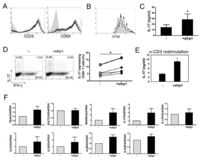 기억 CD4 T 세포의 IL-17 생성에의 sFRP1의 역할