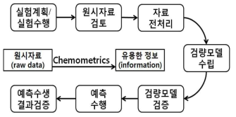 Chemometrics 기반 분석 흐름도