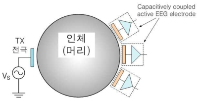 전극의 접촉성 및 초단 증폭기 test 방법