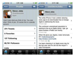 가짜 스티브 잡스 트위터 아이디