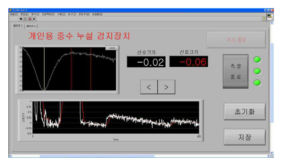 잡음제거를 통한 측정값의 안정화를 위해 개선된 프로그램