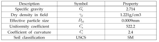용인 현장토의 공학적 특성