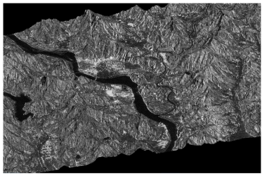 SAR 정사영상을 이용한 3-D 영상