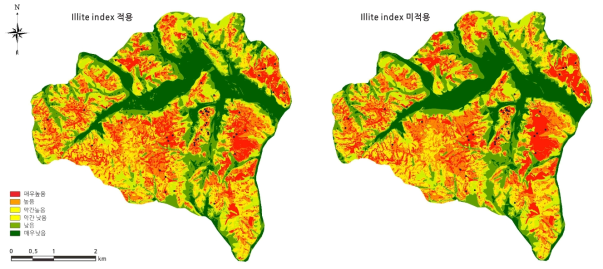 용인지역 SVM output data