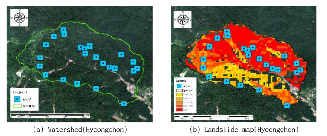 Landslide risk analysis(Hyeongchon)
