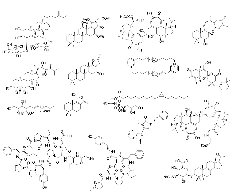 Structures of natural products from Korean sponges