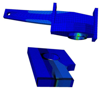 FE models of compact pipe and ESG specimen for stress gradient estimation