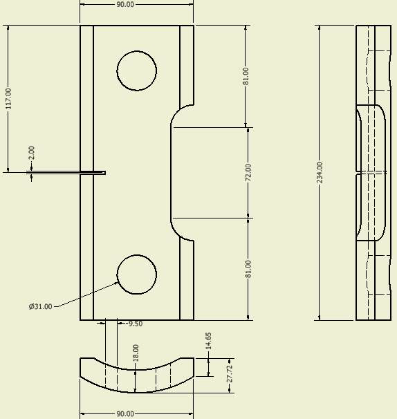 Design of an ESG specimen