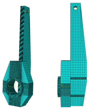 Finite element model for compact pipe specimen