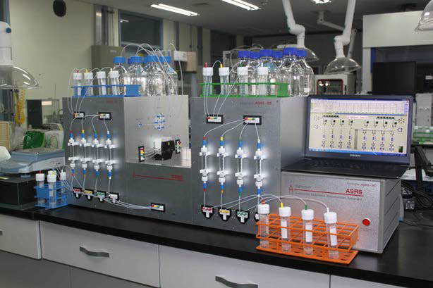 Prototype of Automated Sequential Radionuclides Separator (ASRS-SS) and Main Controller (ASRS-MC)