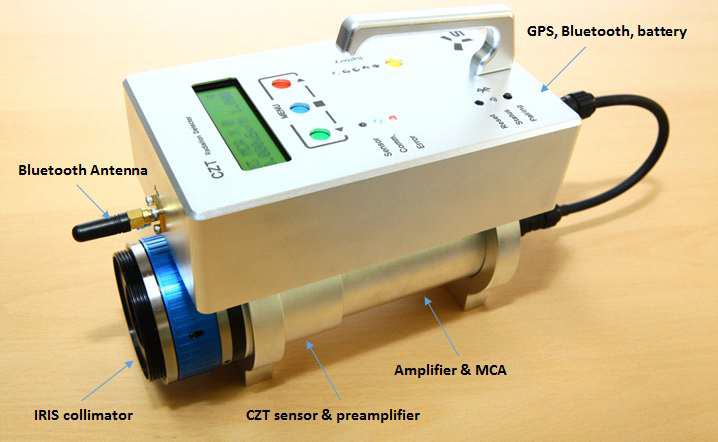 소형 CZT 검출기 구조부