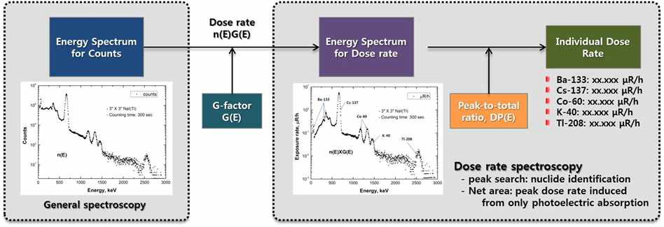G-인자를 이용한 선량률분광분석법