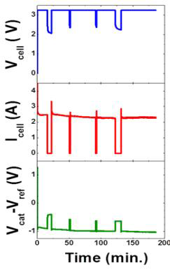 Electrolytic reduction of UO2 with TiN anode.