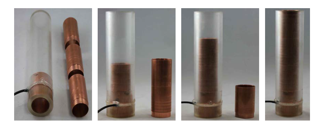 Control to aspect ratio(heat input) of cathode(heated cylinder).