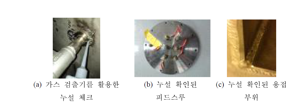 고정식 셀장치의 기밀 성능 시험