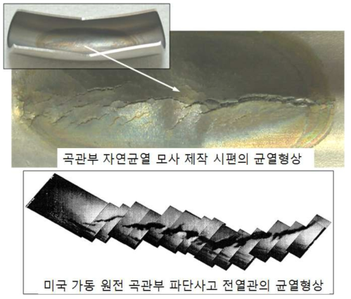 Morphology of u-bend crack.