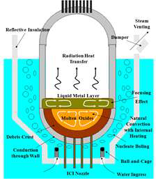 원자로 외벽 냉각 개념도