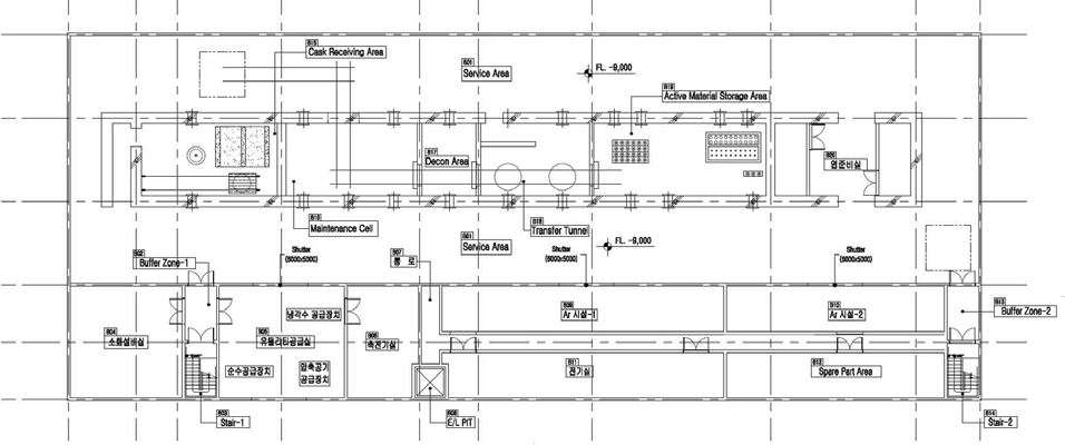 [지하층 평면도] Ref. ESPF-CD-ME-DW-001, Rev. A[3-2-18]