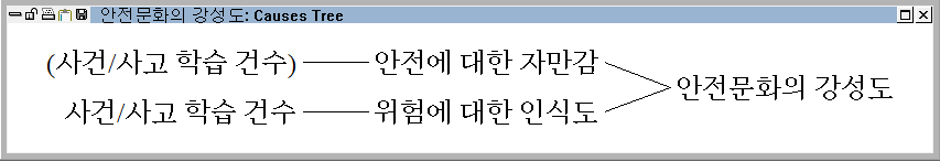 안전문화 강성도의 원인구조