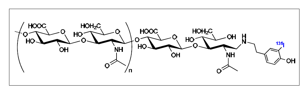 HA-Tm-131I 의 화학적 구조