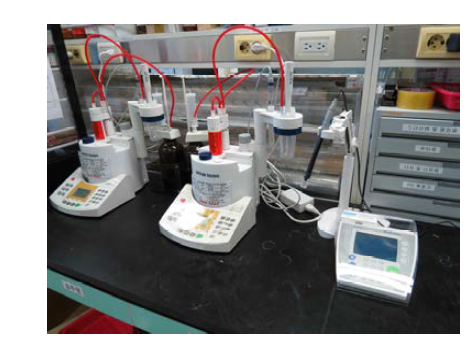이온교환용량 측정을 위한 자동적정기