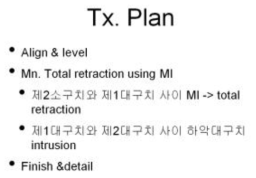 부정교합 class III에 사용된 치료계획