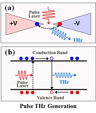 Schematic diagram for pulse THz generation.