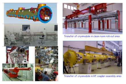 Integration of the XFEL cryomodules at SACLAY/IRFU