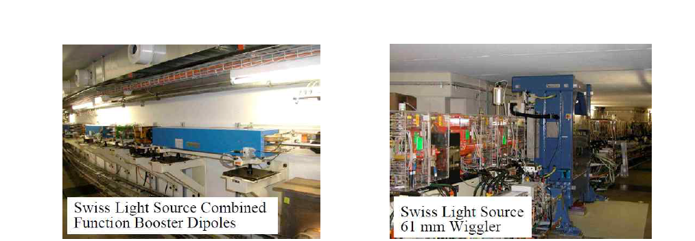 스위스 방사광 가속기(SLS, Swiss Light Source) 관련 부품