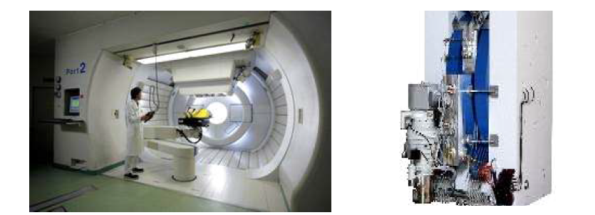 양성자 치료 시스템과 PET용 방사성 추적자생산 시스템